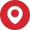 Red circular button with a white location pin icon indicating a place