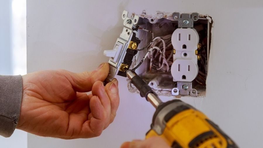 Switch and outlet work