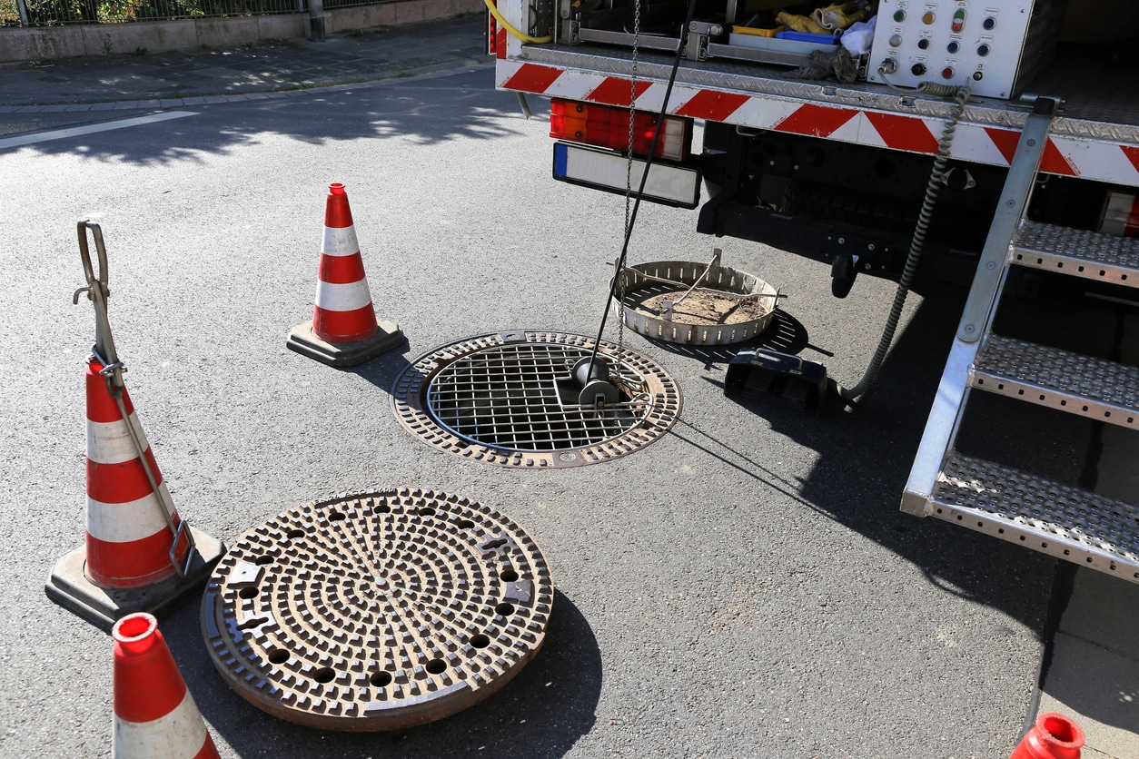 Sewer camera inspection