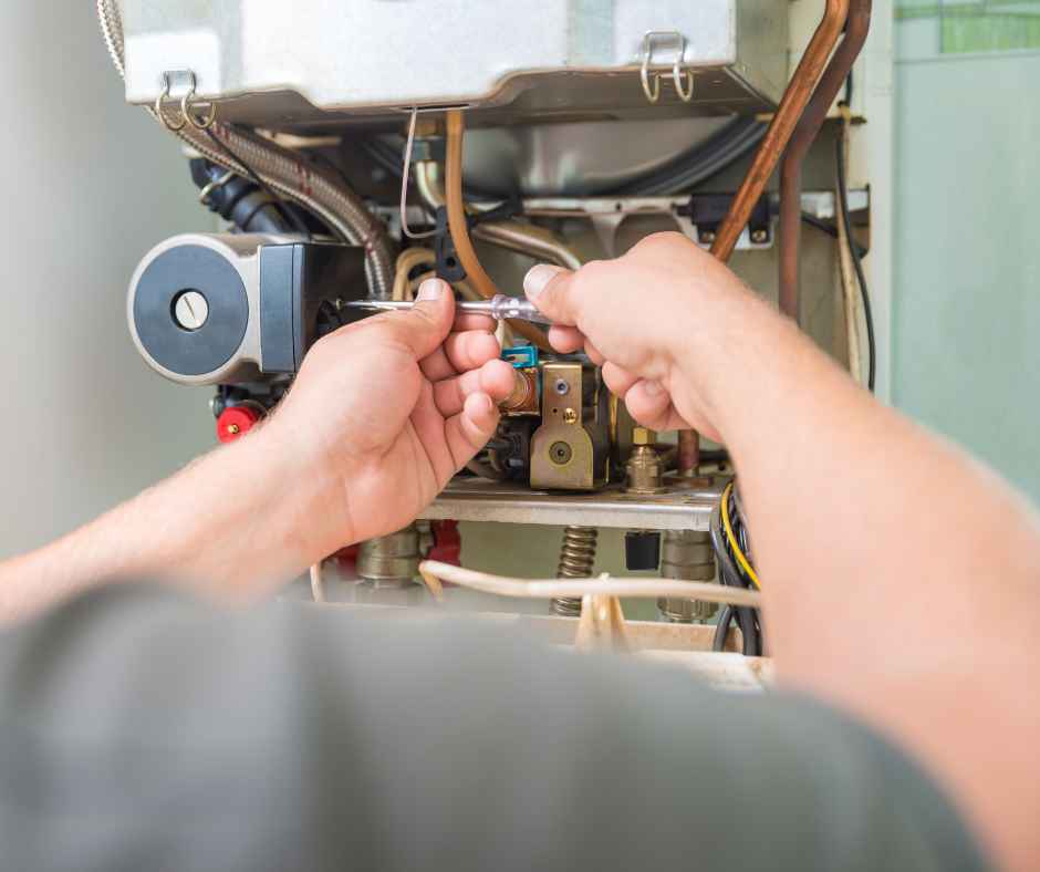 Repairing a home furnace